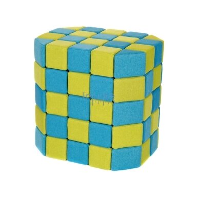JollyHeap. Magnetinės putų kaladėlės. Rinkinys 100 vnt.