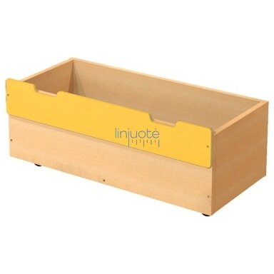 Didelė dėžė spintelėms 84 cm - geltona