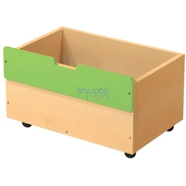 Vidutinė dėžė spintelėms 112 cm – žalia