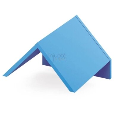 Stogelis lentynoms 1 Cubo. Melsvai žydras Stogelis lentynoms 1 Cubo. Melsvai žydras
