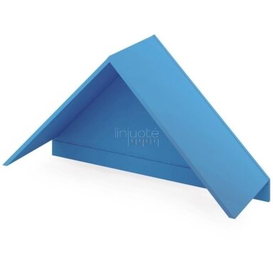 Stogelis lentynoms 3 Cubo. Mėlynas žydras Stogelis lentynoms 3 Cubo. Mėlynas žydras