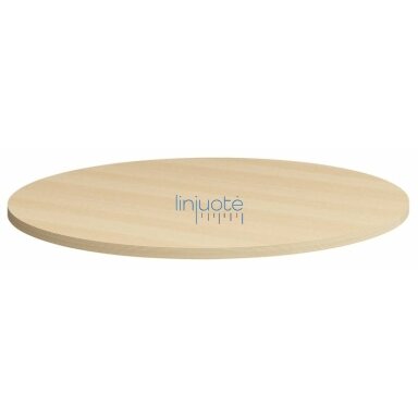 Apvalus stalviršis, skersmuo 100 cm – bukas