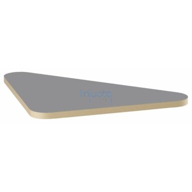 Trikampis stalviršis 109 x 77 x 77 cm - pilkas