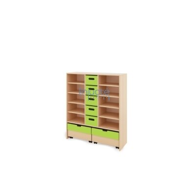 Spintelė XL + didelės kartoninės dėžės + skrynia - Žalia Spintelė XL + didelės kartoninės dėžės + skrynia - Žalia