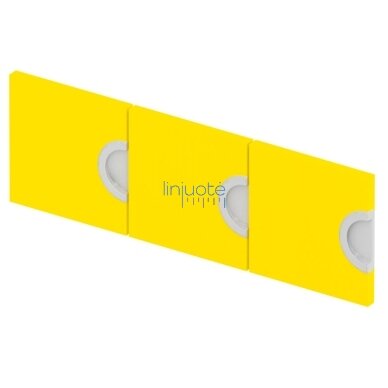Persirengimo spintos durys. Geltonos 3 vnt. Cubo serija Persirengimo spintos durys. Geltonos 3 vnt. Cubo serija
