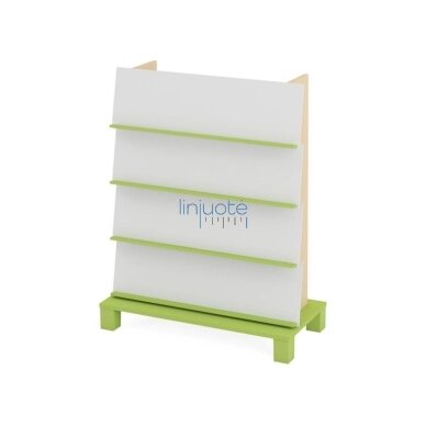 Dvipusė bibliotekėlė 1. Žalia. Fresh kolekcija Dvipusė bibliotekėlė 1. Žalia. Fresh kolekcija