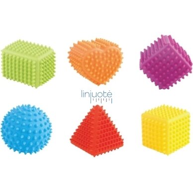 Geometriniai kamuoliukai su iškilimais Geometriniai kamuoliukai su iškilimais