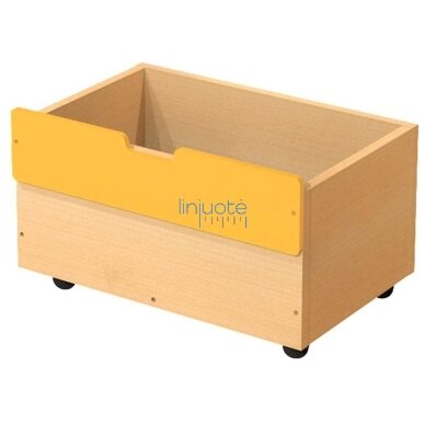 Vidutinė dėžė spintelėms 112 cm – geltona Vidutinė dėžė spintelėms 112 cm – geltona