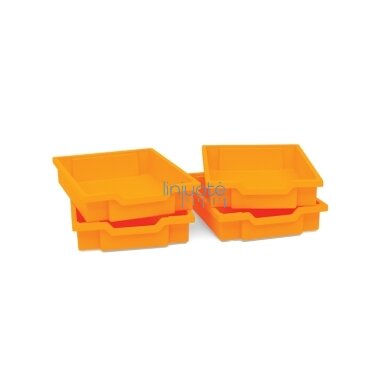 Maži oranžiniai plastikiniai konteineriai 4 vnt. Maži oranžiniai plastikiniai konteineriai 4 vnt.