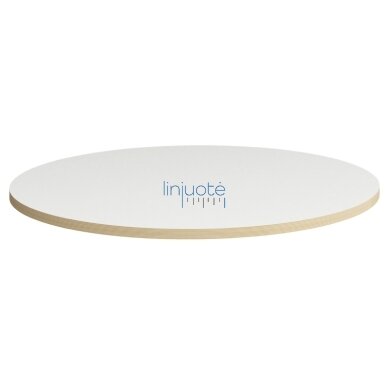 Apvalus stalviršis skersm. 100 cm – baltas Apvalus stalviršis skersm. 100 cm – baltas