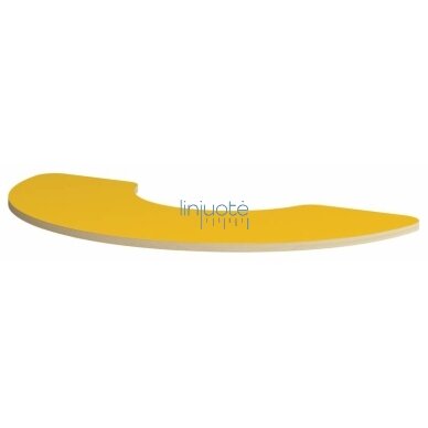 Stalviršis BANAN 146 x 68 cm - geltonas
