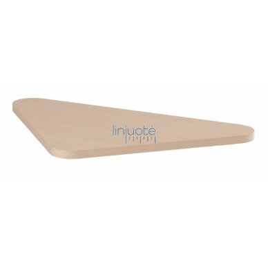 Trikampis stalviršis 109 x 77 x 77 cm - bukas Trikampis stalviršis 109 x 77 x 77 cm - bukas