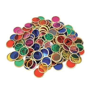 Spalvingos magnetinės skaičiavimo akytės 100 vnt. Spalvingos magnetinės skaičiavimo akytės 100 vnt.