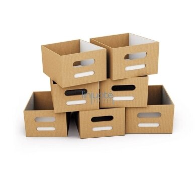 Didelės EKO kartoninės dėžutės 8 vnt.