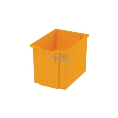 Didelis plastikinis konteineris, oranžinis Didelis plastikinis konteineris, oranžinis