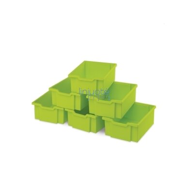 Dideli plastikiniai konteineriai laimo spalvos 6 vnt. Dideli plastikiniai konteineriai laimo spalvos 6 vnt.