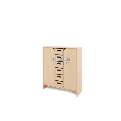 Spintelė XL + dideli kartoniniai konteineriai ir durys – Eko Spintelė XL + dideli kartoniniai konteineriai ir durys – Eko