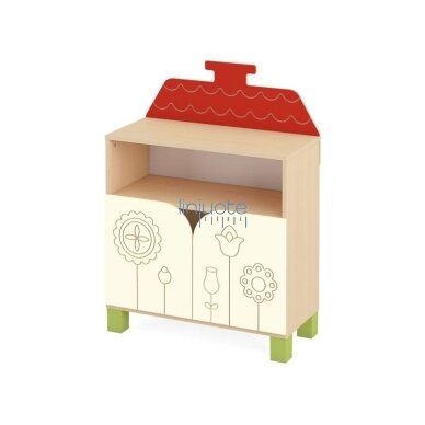 Ferma. Namelio spintelė. Su kojelėmis