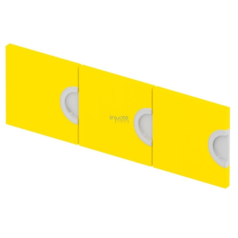 Persirengimo spintos durys. Geltonos 3 vnt. Cubo serija Persirengimo spintos durys. Geltonos 3 vnt. Cubo serija