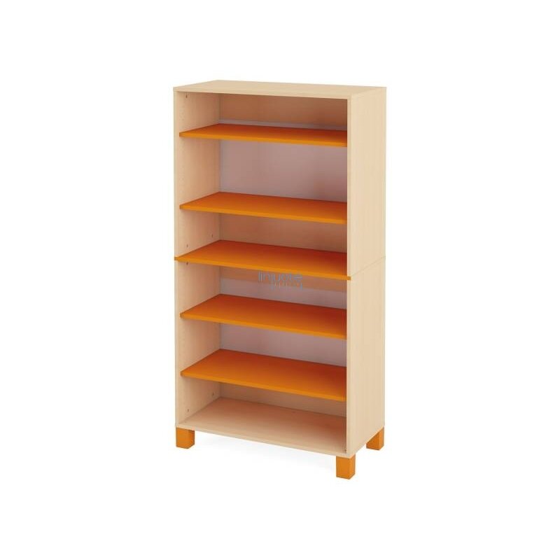 Aukšta spintelė su lentynomis. Oranžinė. Fresh kolekcija