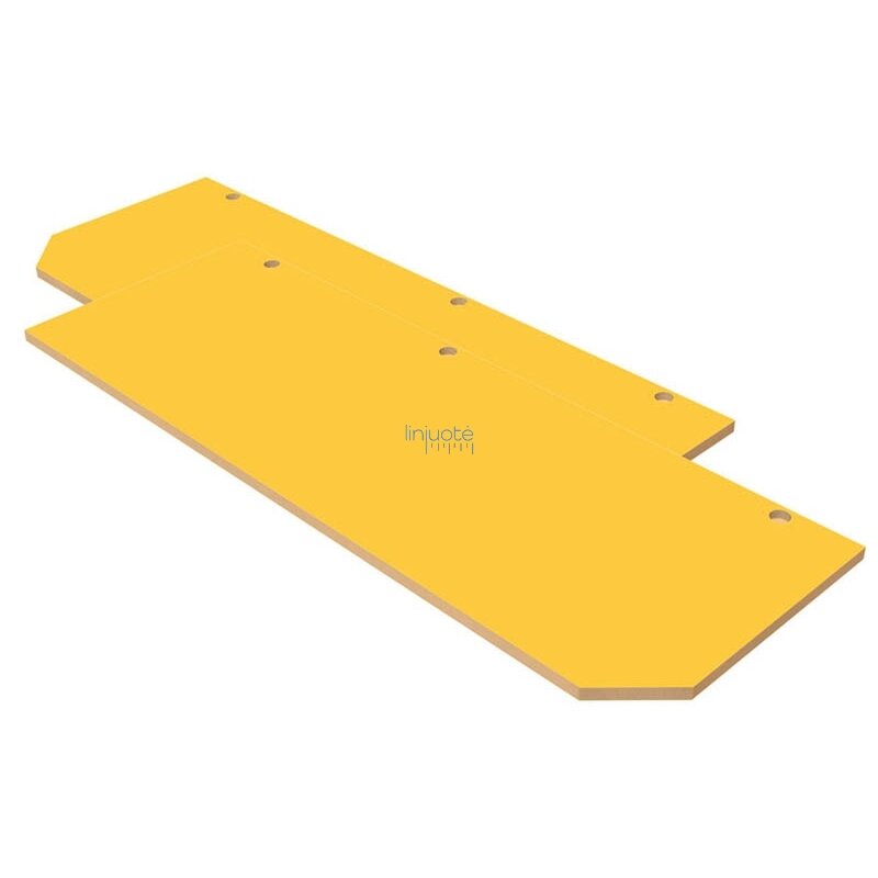 Spintelių durelės (XL) – geltonos Spintelių durelės (XL) – geltonos