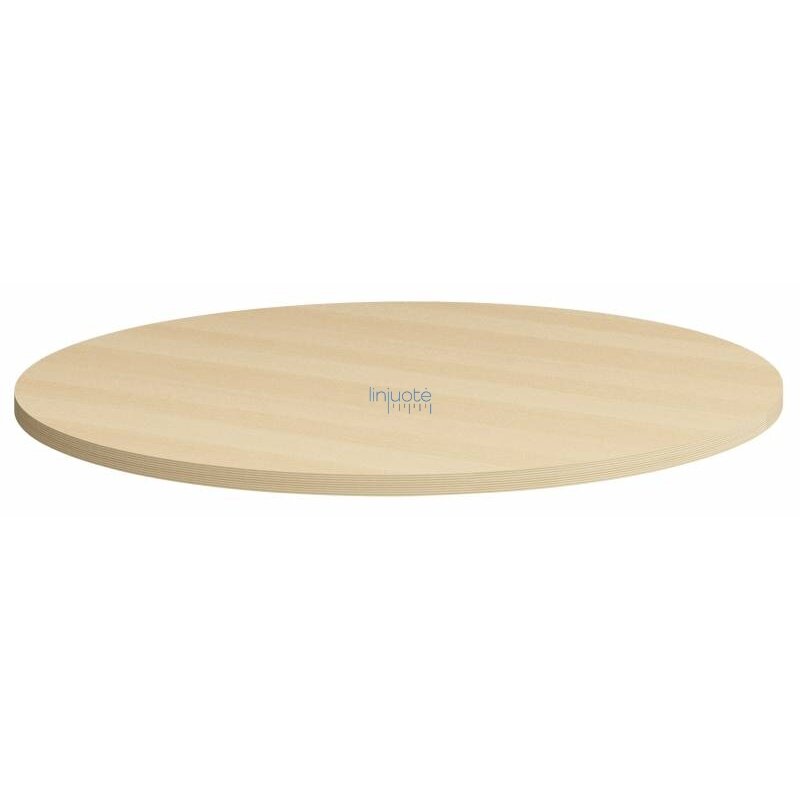 Apvalus stalviršis, skersmuo 100 cm – bukas