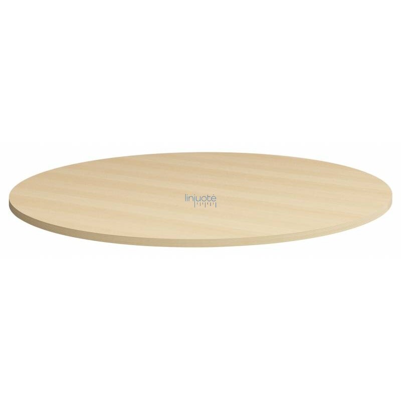 Apvalus stalviršis skersm. 136 cm - bukas Apvalus stalviršis skersm. 136 cm - bukas