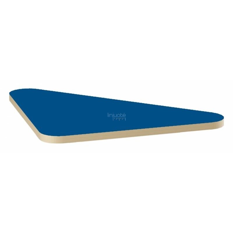 Trikampis stalviršis 109 x 77 x 77 cm - mėlynas Trikampis stalviršis 109 x 77 x 77 cm - mėlynas