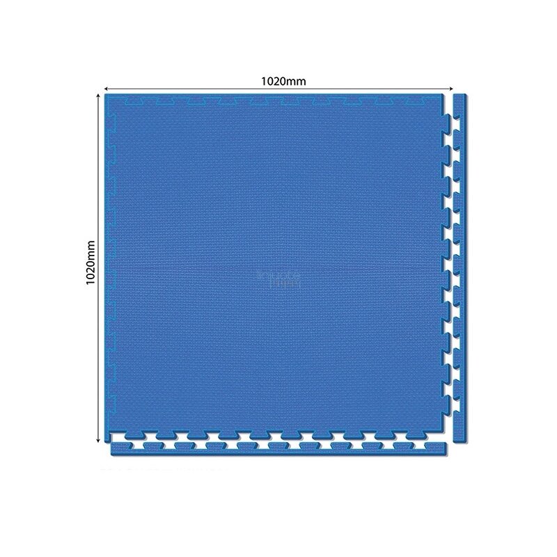 Mėlynas kvadratinis kilimėlis Mėlynas kvadratinis kilimėlis