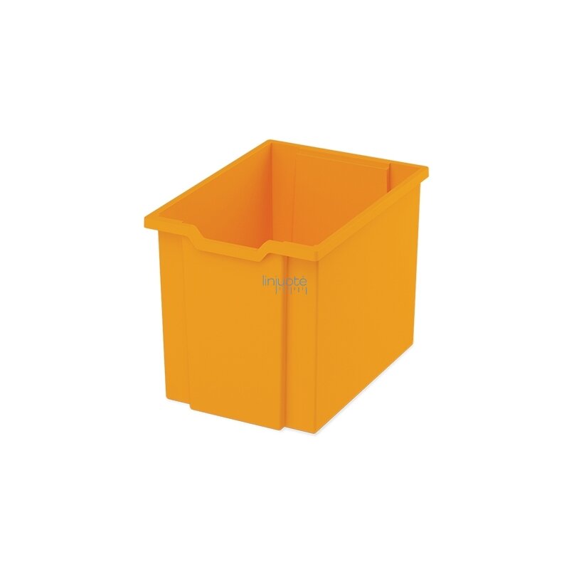 Didelis plastikinis konteineris, oranžinis
