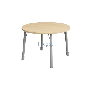 Apvalus stalviršis, skersmuo 100 cm – bukas