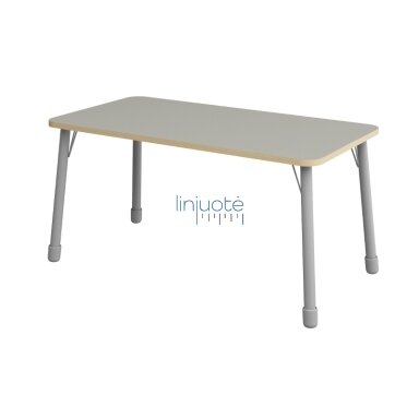 Stačiakampis stalviršis 138 x 69 cm - pilkas