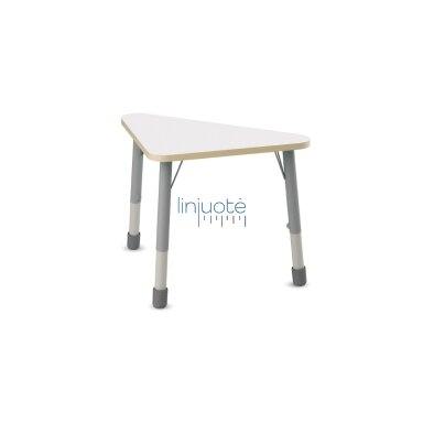 Trikampis stalviršis 109 x 77 x 77 cm - baltas