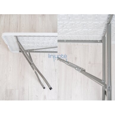 Sulankstomas plastikinis stalas. Slim 1 Sulankstomas plastikinis stalas. Slim 1