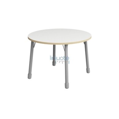 Apvalus stalviršis skersm. 100 cm – baltas 1