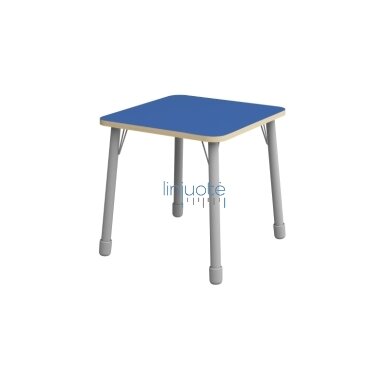Kvadratinis stalviršis 69 x 69 cm - mėlynas 1 Kvadratinis stalviršis 69 x 69 cm - mėlynas 1