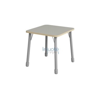 Kvadratinis stalviršis 69 x 69 cm - pilkas 1