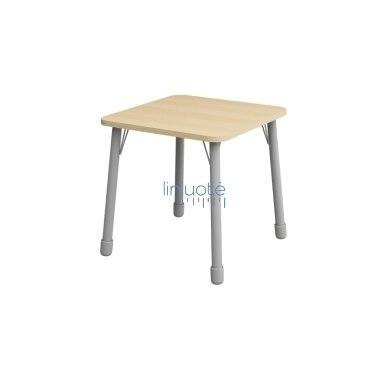 Kvadratinis stalviršis 69 x 69 cm - bukas 1 Kvadratinis stalviršis 69 x 69 cm - bukas 1