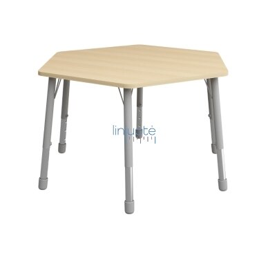 Šešiakampis stalviršis skersm. 140 cm - bukas 1 Šešiakampis stalviršis skersm. 140 cm - bukas 1