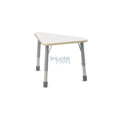 Trikampis stalviršis 109 x 77 x 77 cm - baltas 1