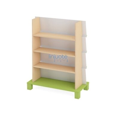 Dvipusė bibliotekėlė 1. Žalia. Fresh kolekcija 1 Dvipusė bibliotekėlė 1. Žalia. Fresh kolekcija 1