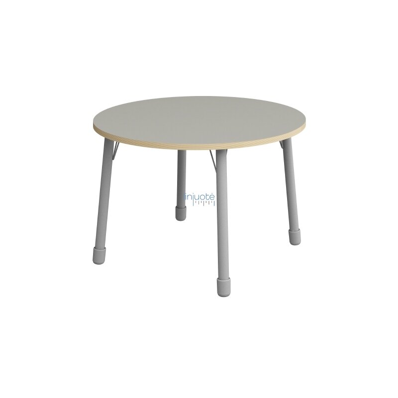 Apvalus stalviršis, skersmuo 100 cm - pilkas 1 Apvalus stalviršis, skersmuo 100 cm - pilkas 1