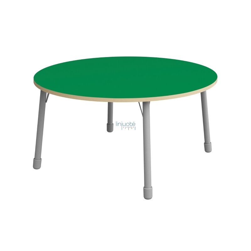 Apvalus stalviršis, skersmuo 136 cm - žalias 1 Apvalus stalviršis, skersmuo 136 cm - žalias 1