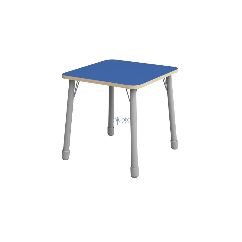 Kvadratinis stalviršis 69 x 69 cm - mėlynas 1 Kvadratinis stalviršis 69 x 69 cm - mėlynas 1