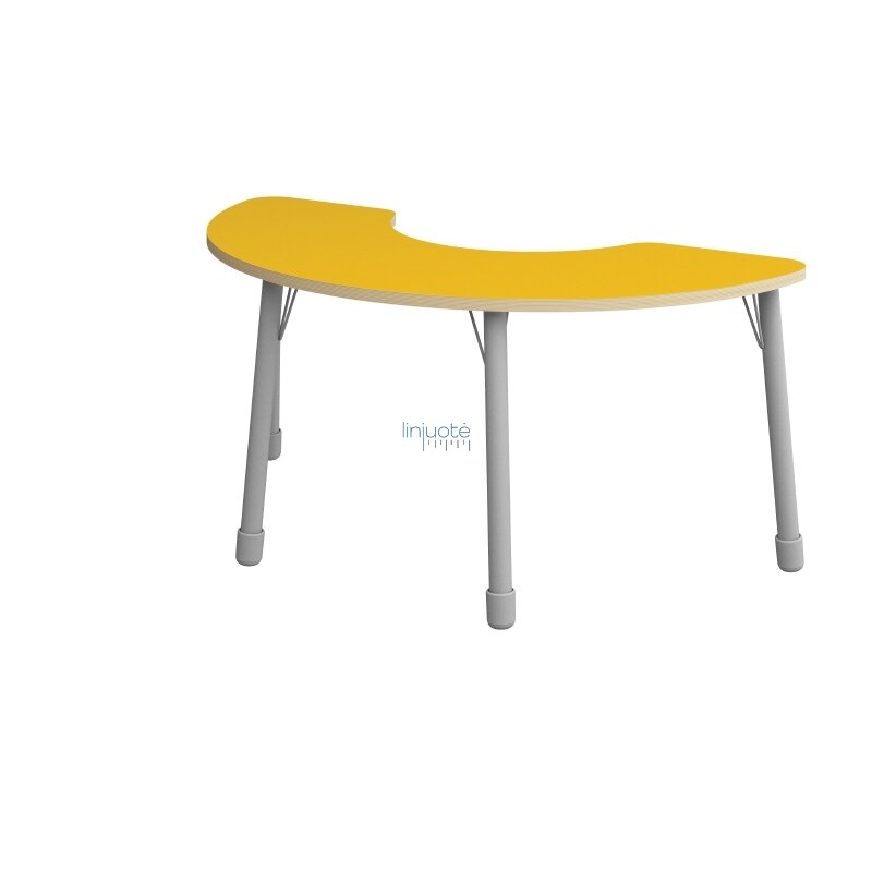 Stalviršis BANAN 146 x 68 cm - geltonas 1 Stalviršis BANAN 146 x 68 cm - geltonas 1