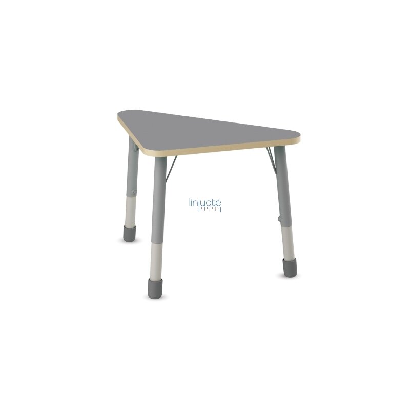 Trikampis stalviršis 109 x 77 x 77 cm - pilkas 1