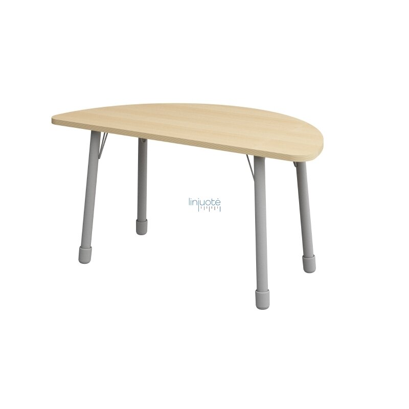 Pusapskritimis stalviršis skersm. 135 cm - bukas 1