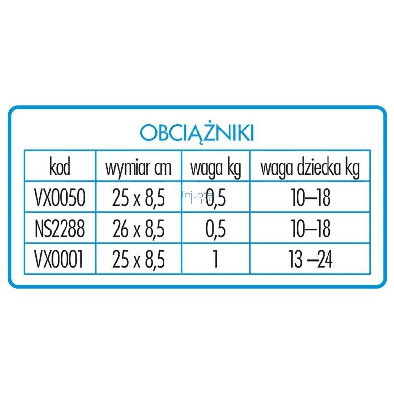Svarmenys kulkšnims 1 kg 1 Svarmenys kulkšnims 1 kg 1