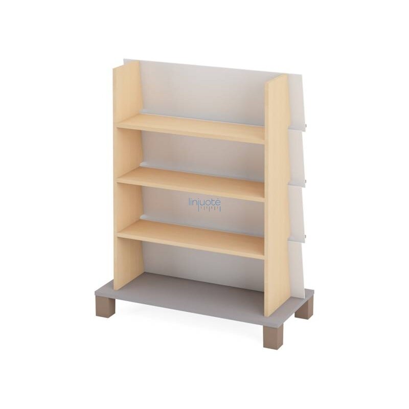 Dvipusė bibliotekėlė 1. Pilka. Fresh kolekcija 1