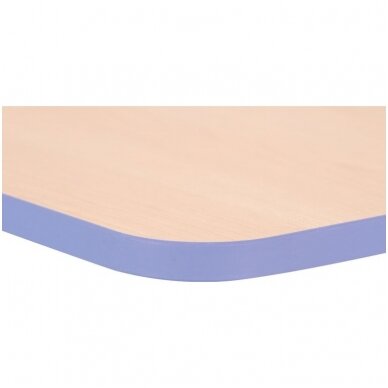 Taisnstūra galds "Quadro" 115x65 ar regulējama augstuma kājām, kļavas krāsā 11 Taisnstūra galds "Quadro" 115x65 ar regulējama augstuma kājām, kļavas krāsā 11